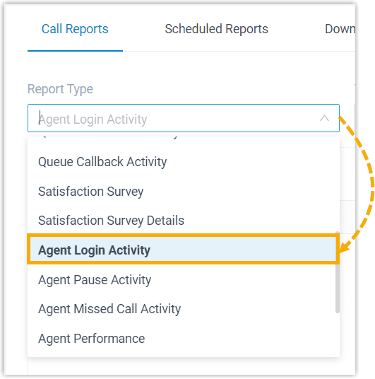 Select Agent Login Activity Report