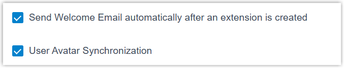Synchronization options for hand-picked users