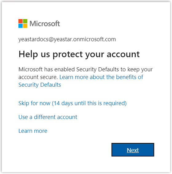 Cloud Voice, the Microsoft additional security verification prompt
