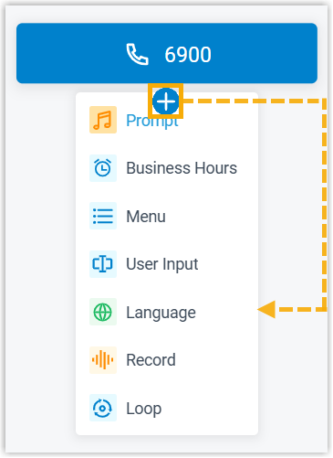 Adding a component directly from another component on the canvas