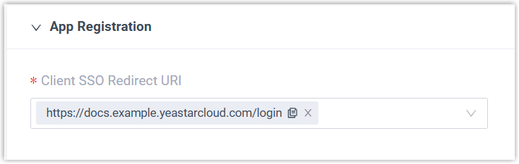 Cloud Voice, App Registration sign-in URL selection