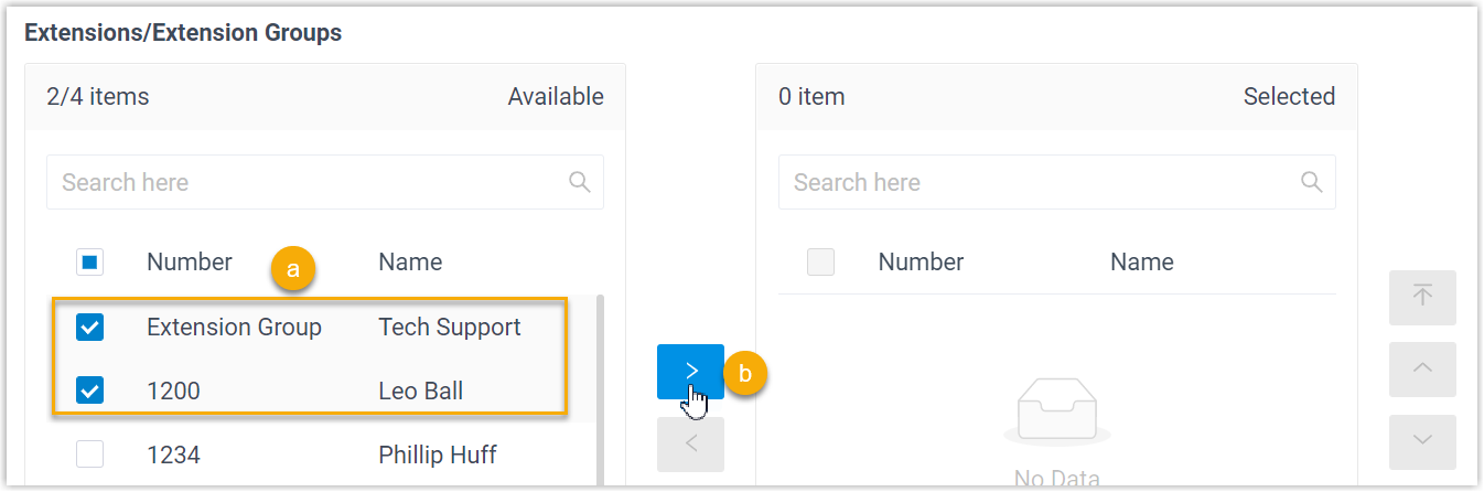 Extension and extension group selection for AutoCLIP