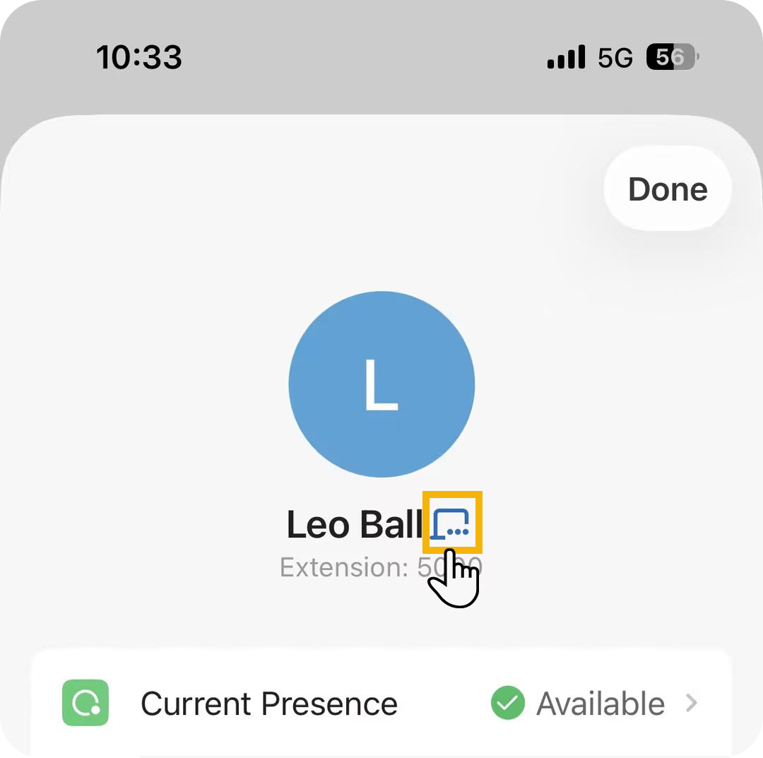 Account panel showing the option to view logged-in devices