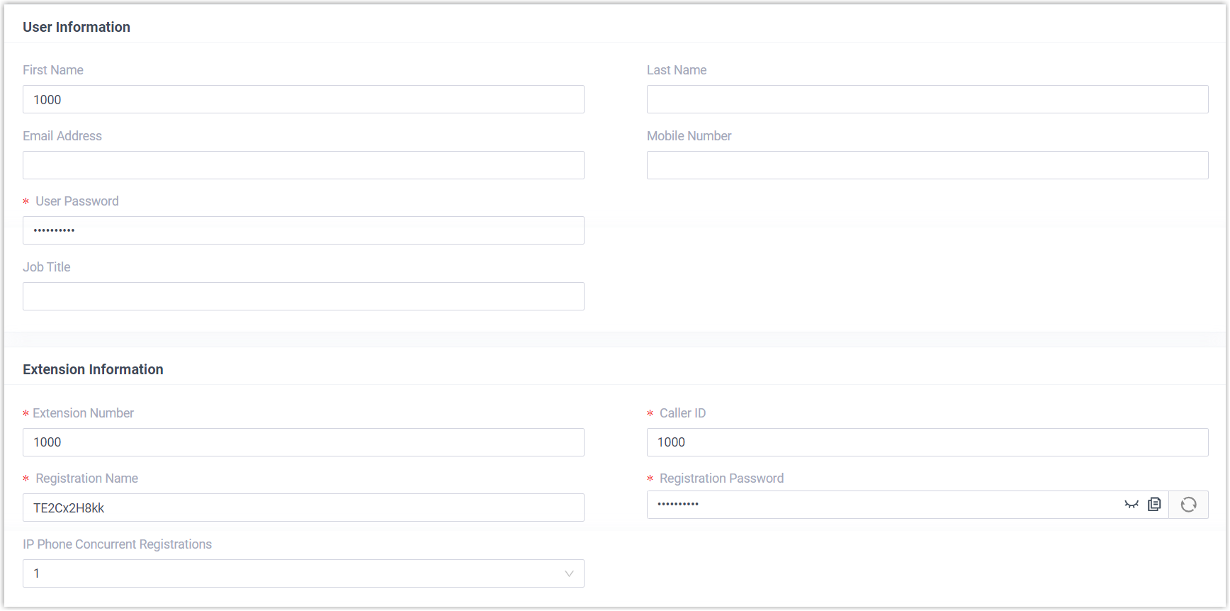 New extension being added on the Cloud Voice extension page