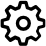 Zoho CRM settings gear