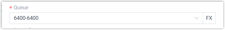 Selecting the target queue for the lookup