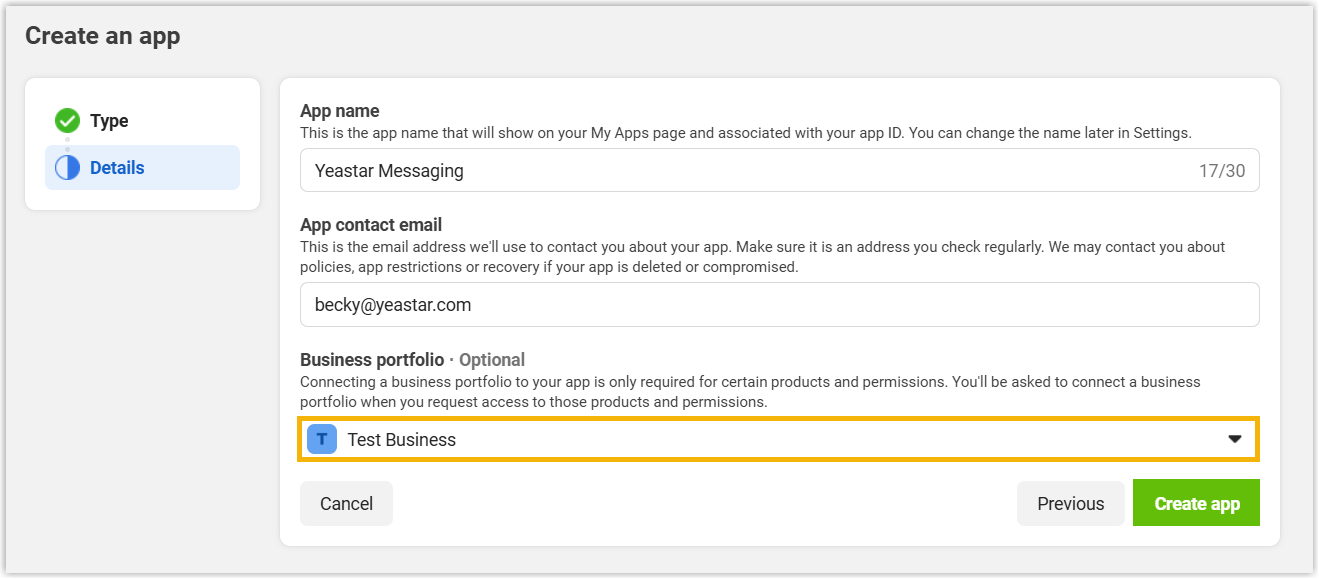 Cloud Voice, business portfolio selection for the app