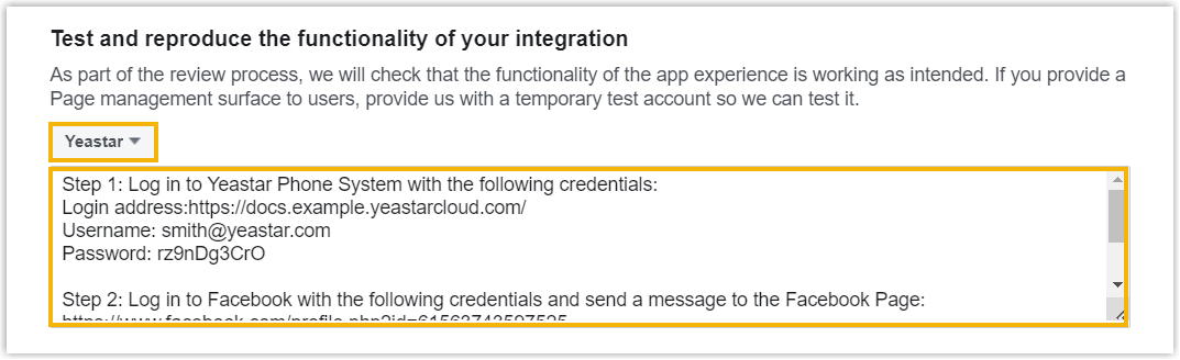 Cloud Voice, the reproduction steps and Page selection for pages_messaging
