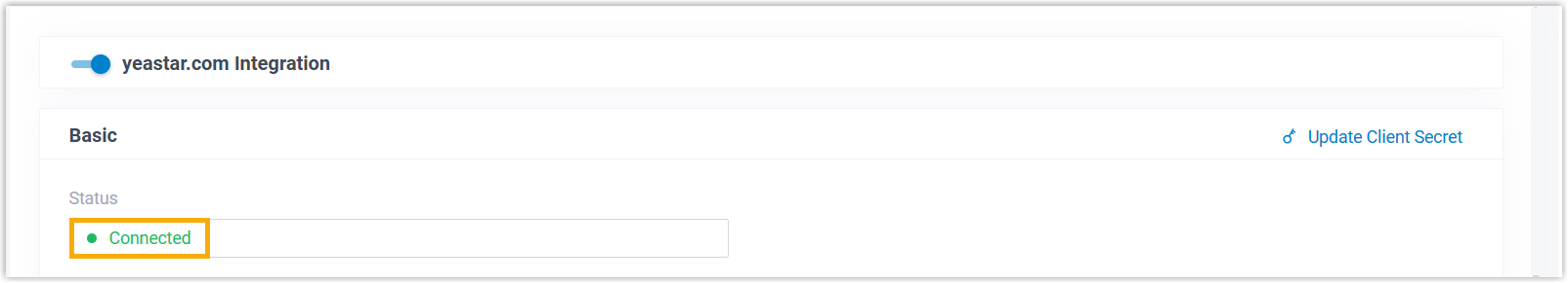 Cloud Voice, the Google SSO integration showing a Connected status