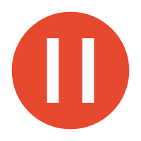 Paused recording icon