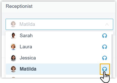 Previewing a voice for an additional language