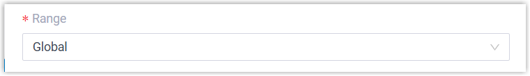 Selecting the queue range for the status change