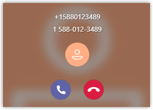 Incoming call notification in Teams with options to answer or decline