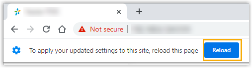 Chrome prompt to reload the page after unblocking permissions