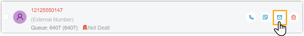 Sending a call follow-up email from the desktop app