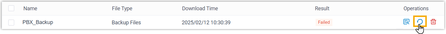 Retrying a failed archive task from the Archival Logs