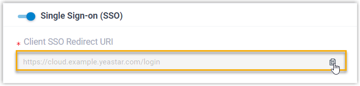 The Cloud Voice App sign-in page showing the Microsoft single sign-on option