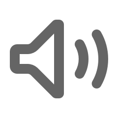 Audio output icon