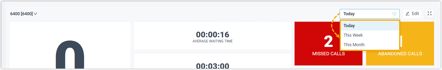 Wallboard Select Date